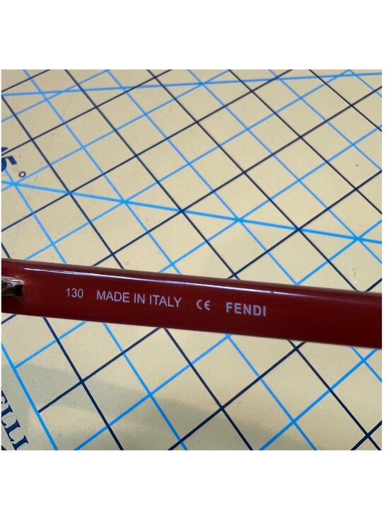 Fendi cat eye sunglasses, red main image 5